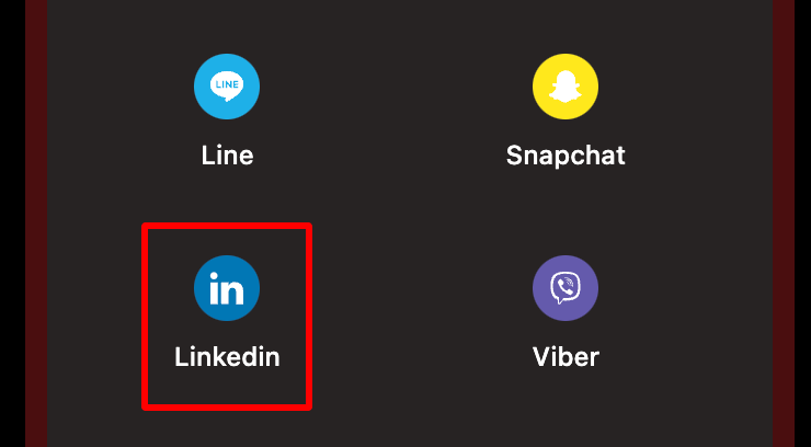 LinkedIn chat widget