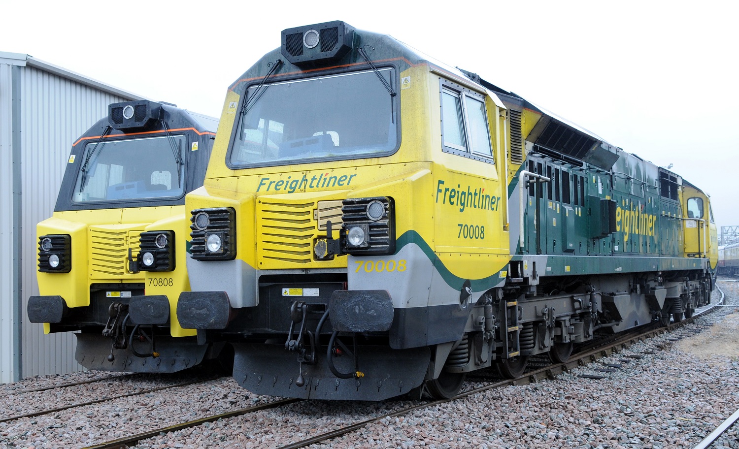 Pair of Freightliner Class 70 locomotives, Crewe 2019