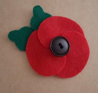 Make Your Own Felt Poppy for Remembrance Day – lore-green