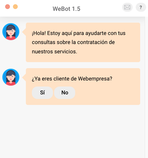 Webempresa chatbot