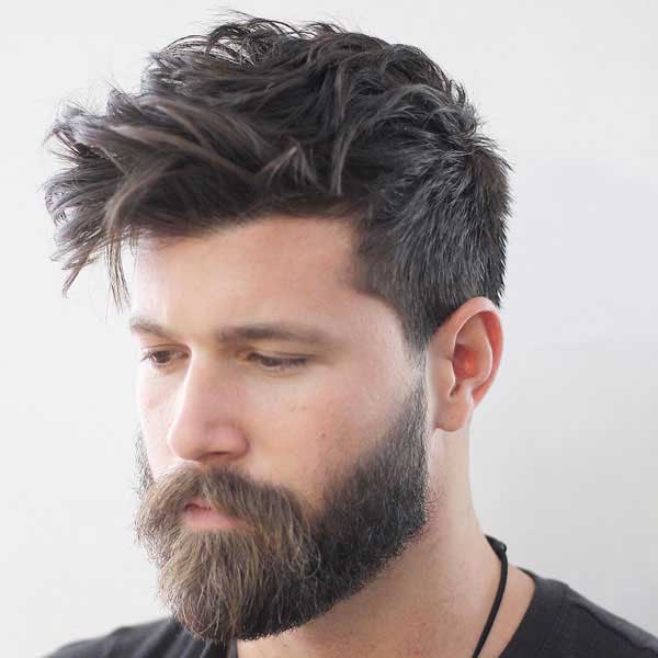 Messy Tapered Hairstyle