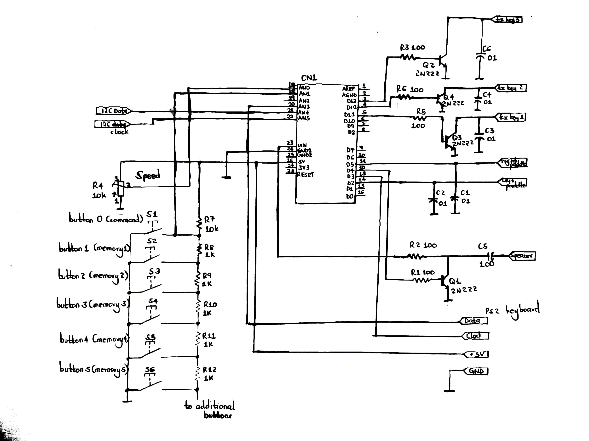 Circuit Diagram of a k3ng keyer 