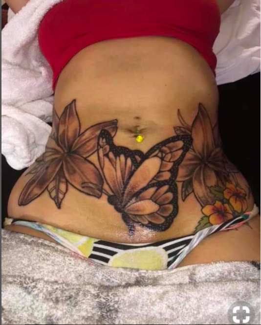 Huge Butterfly Tattoo