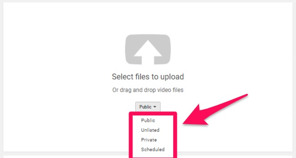 youtube select videos to upload.