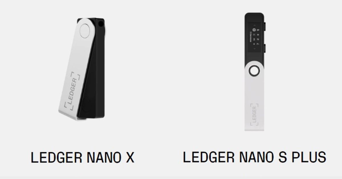 ledger nano x and ledger nano s plus wallets