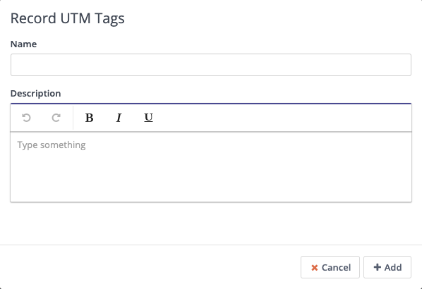 Form Action - Record UTM Tags