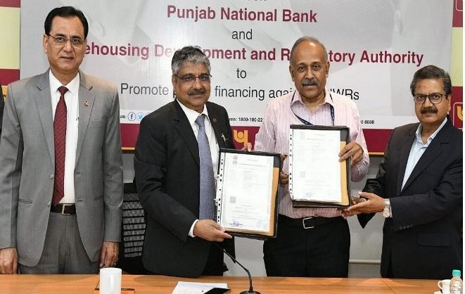 Punjab National Bank signs MoU with Warehousing Development & Regulatory  Authority