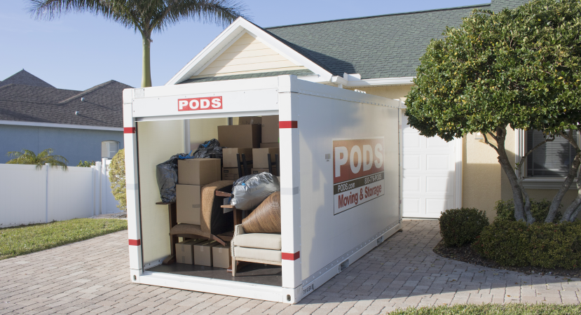 a PODS portable storage container is a flexible storage option 