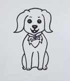 draw a cute dog