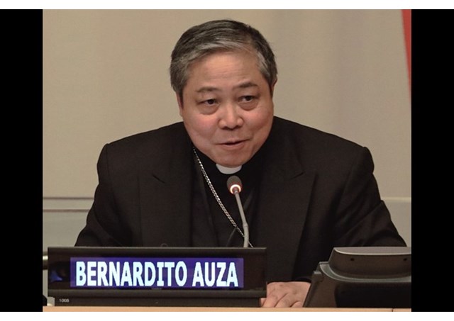 Archbishop Bernardito Auza, Permanent Observer of the Holy See to the United Nations - RV