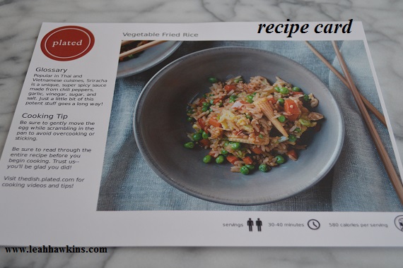 plated recipe cards