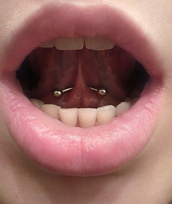 tongue frenulum piercing - Types of Tongue Piercings