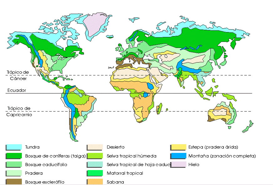 Resultado de imagen de imagenes regiones naturales del mundo