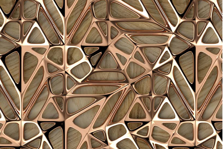 3D wallpaper design for living room