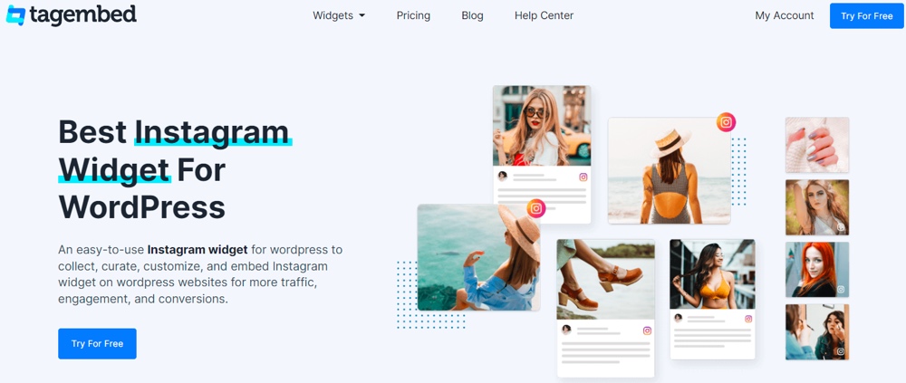 Widget do Instagram com Tag