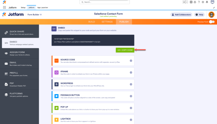 Integrate Jotform with Salesforce Sandbox account Image 14 Screenshot 3013 Screenshot 1413 Screenshot 1413 Screenshot 1413