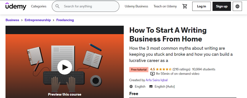 How To Start A Writing Business From Home