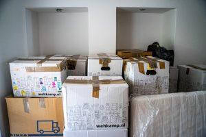 Alt-tag: Cardboard moving boxes that are great for most items you'll relocate.