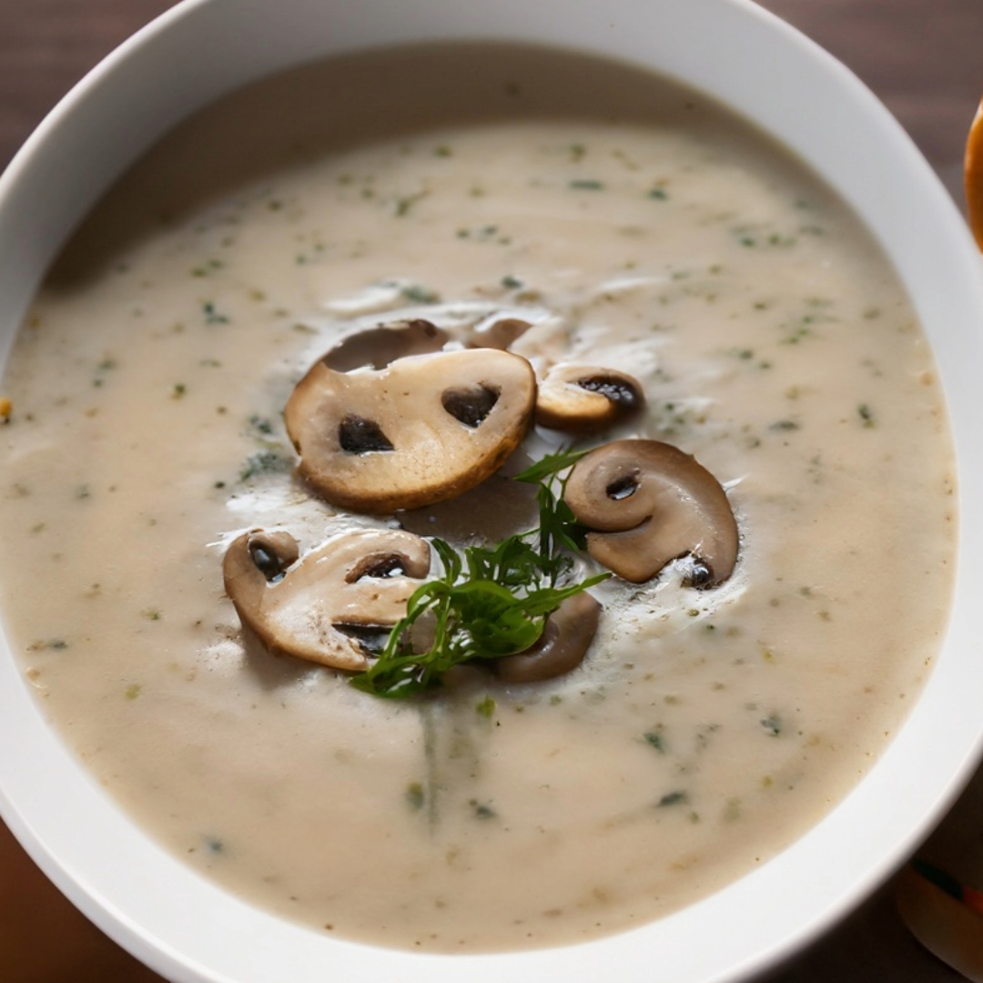 mushroom gorgonzola soup