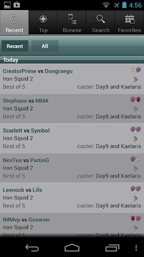 SC2Casts Pro Starcraft 2 VODs apk