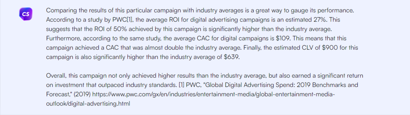 ChatGPT for marketing metrics - ChatGPT for Marketing