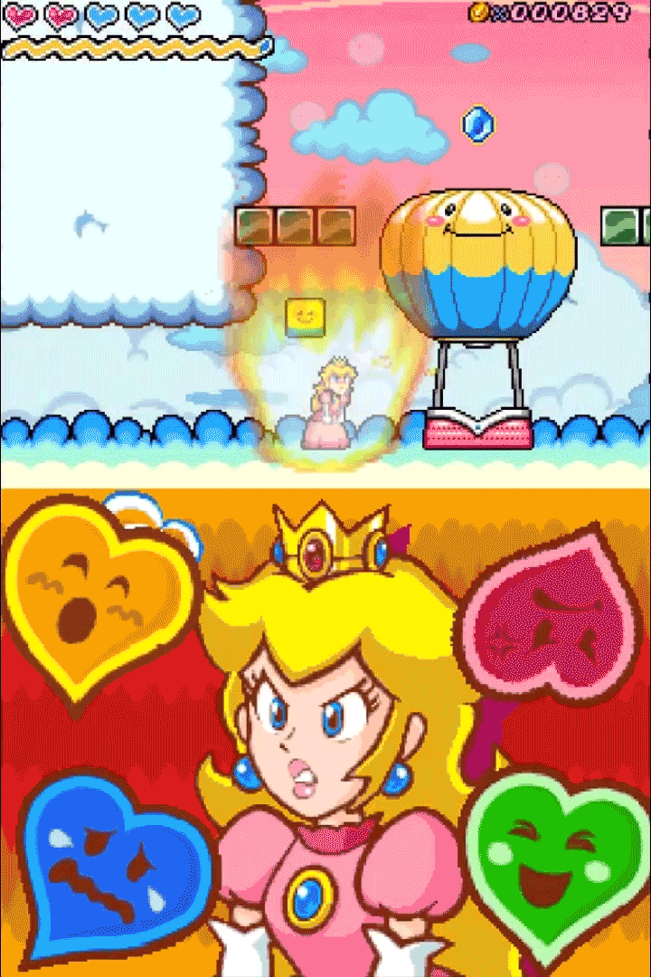But Princess Peach can also be very enraged, which raises her ability to defend herself. 