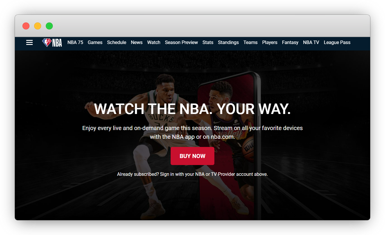 NBA Live Stream: How to watch NBA games live online