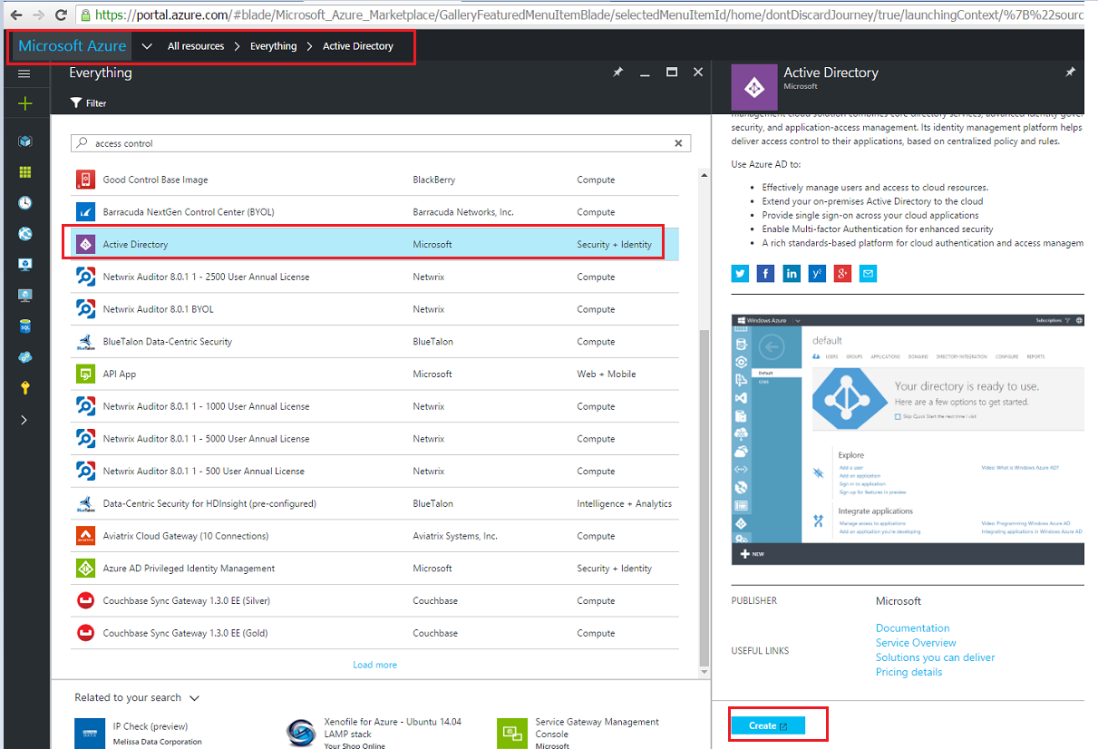 Create Azure AD Tenant