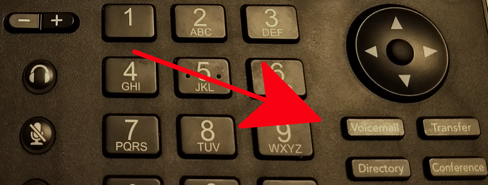 Mitel Phone Voicemail Button