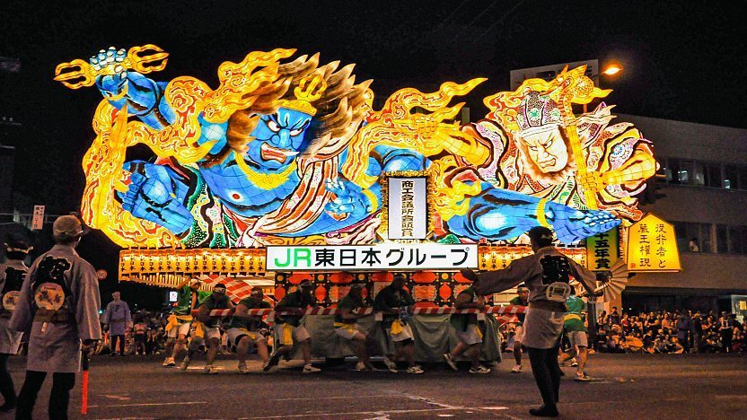 Nebuta festival in japan