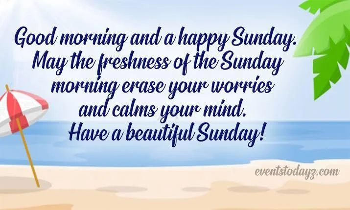 Sunday greetings and blessings