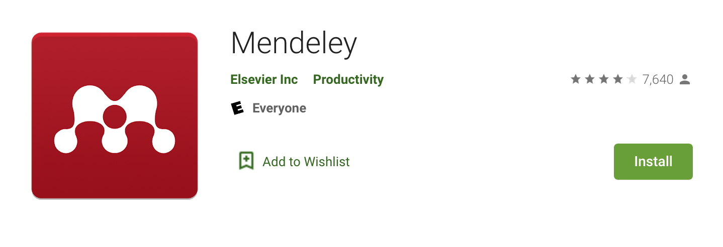 Mendeley App