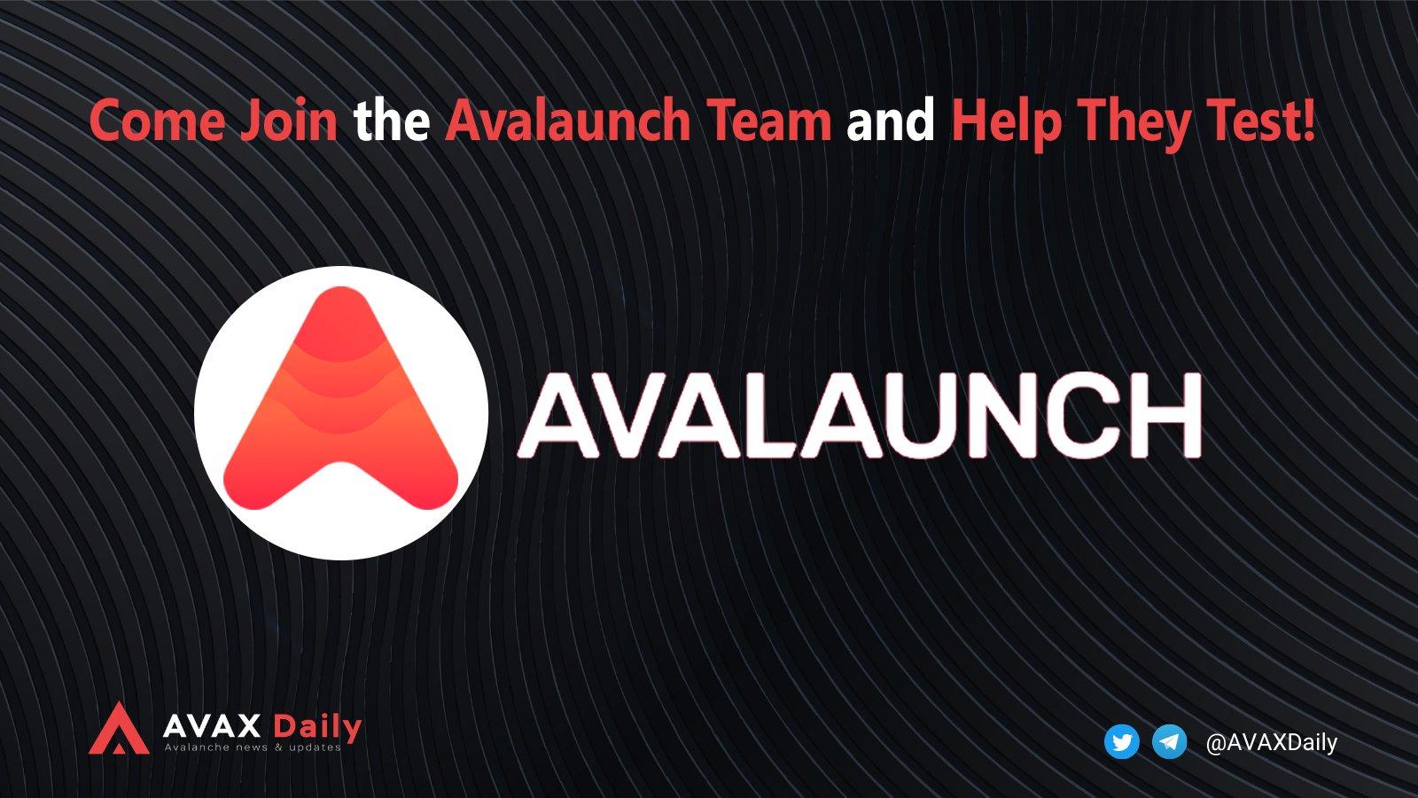 Come Join Avalaunch Team And Help They Test
