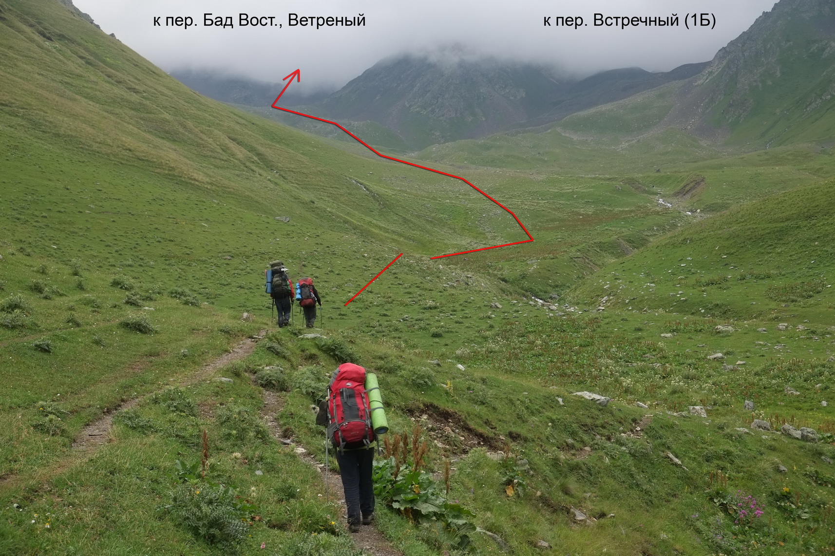 Отчёт о горном походе 2 к.с. в районе Центральный Кавказ