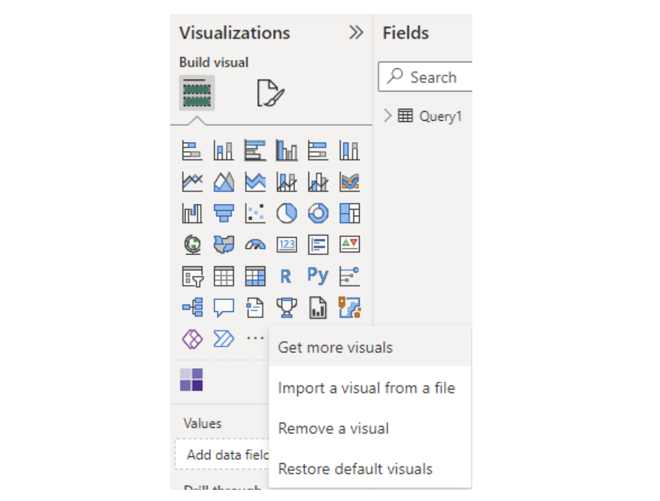 Visualizations Card for Power BI