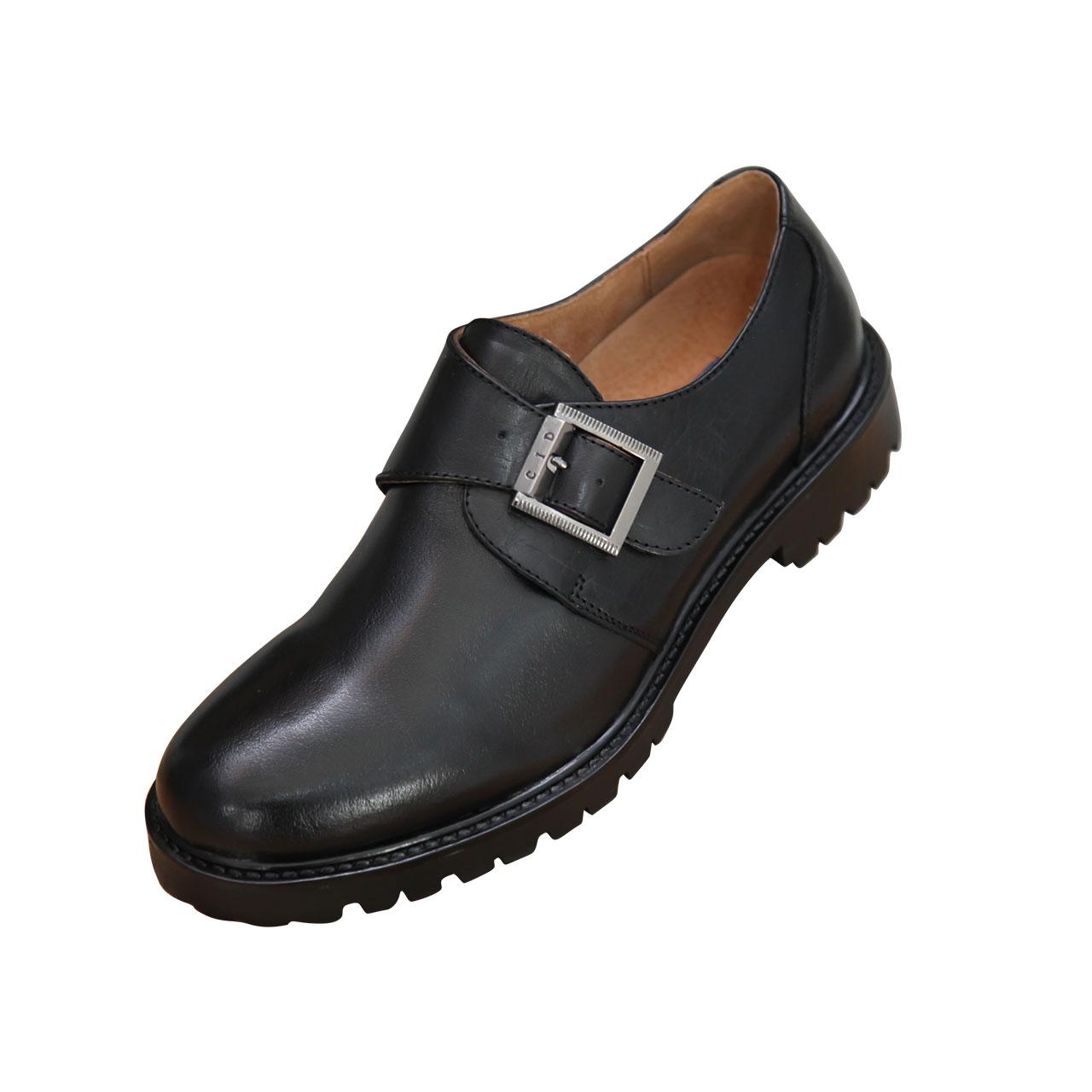 Best Genuine Leather Closed Toe Black Single Monk Strap Comfortable Shoes  For Daily Office Work