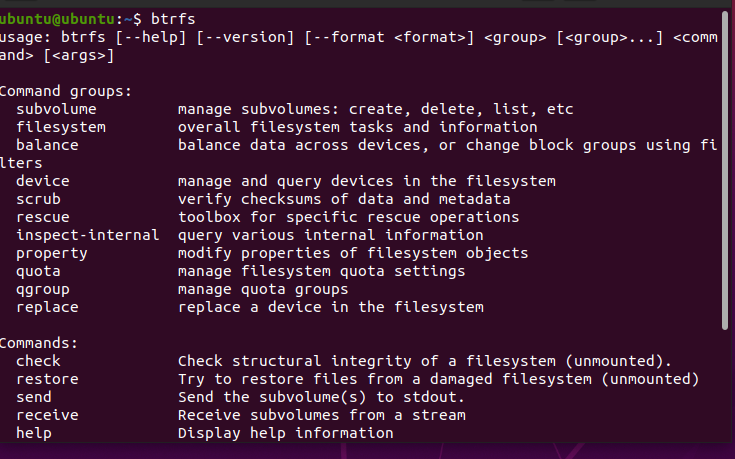 How to Manage and Create Btrfs File System on Linux