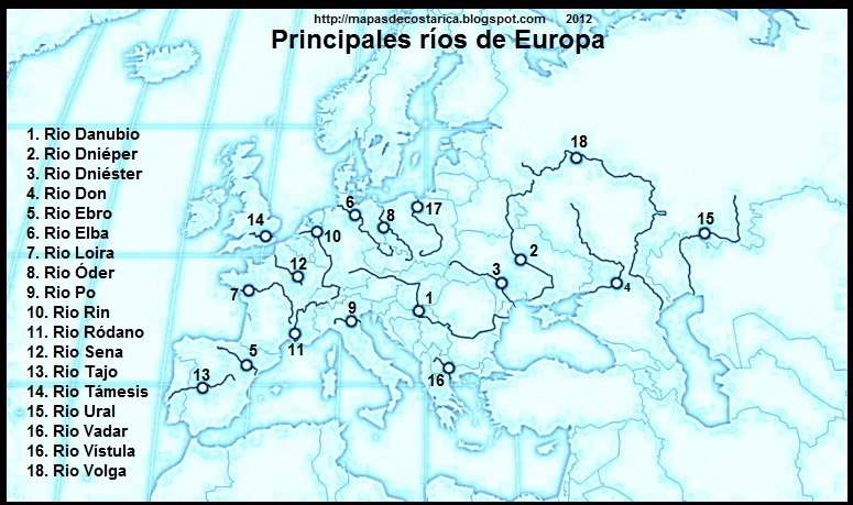 Nombre de los Principales Rios de Europa,  2012.jpg