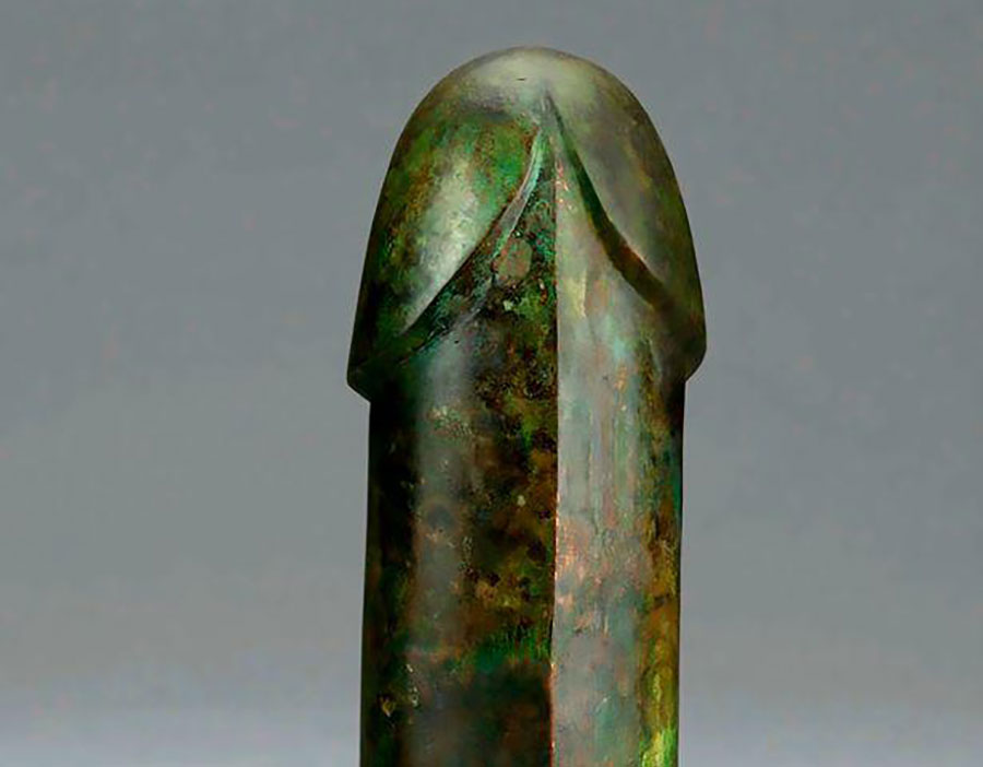 Chinese Bronze Dildo from the Han Dynasty