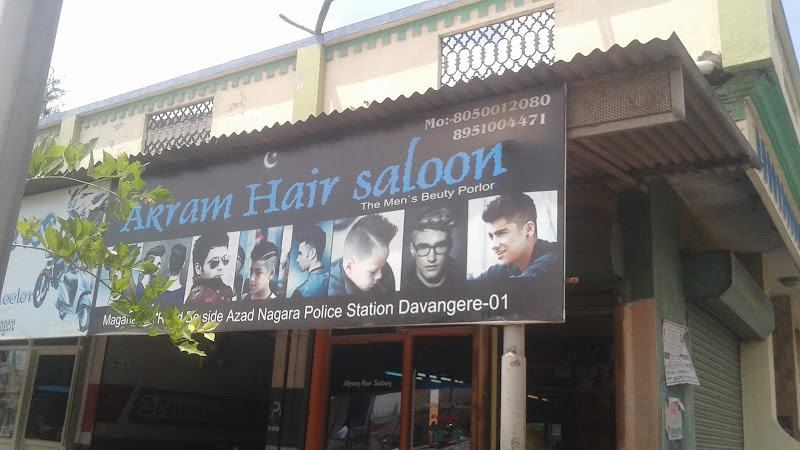 Akram Hair Salon Davanagere