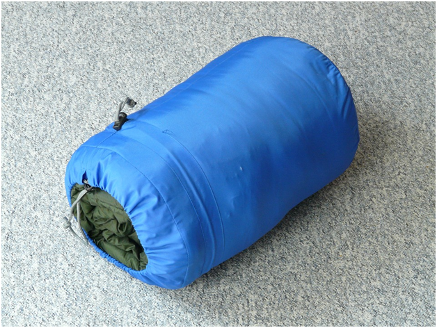 A lightweight sleeping bag