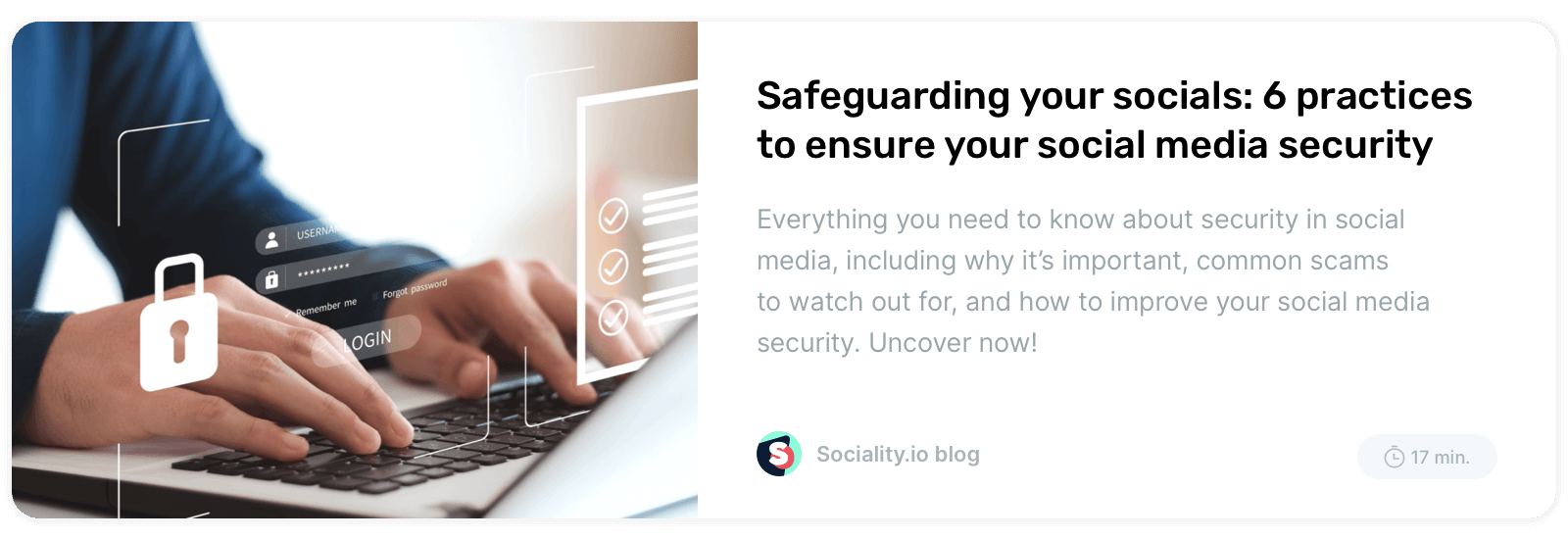 Safeguard your socials