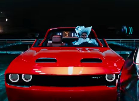 Lil Nas X Holiday Dodge Challenger SRT Red