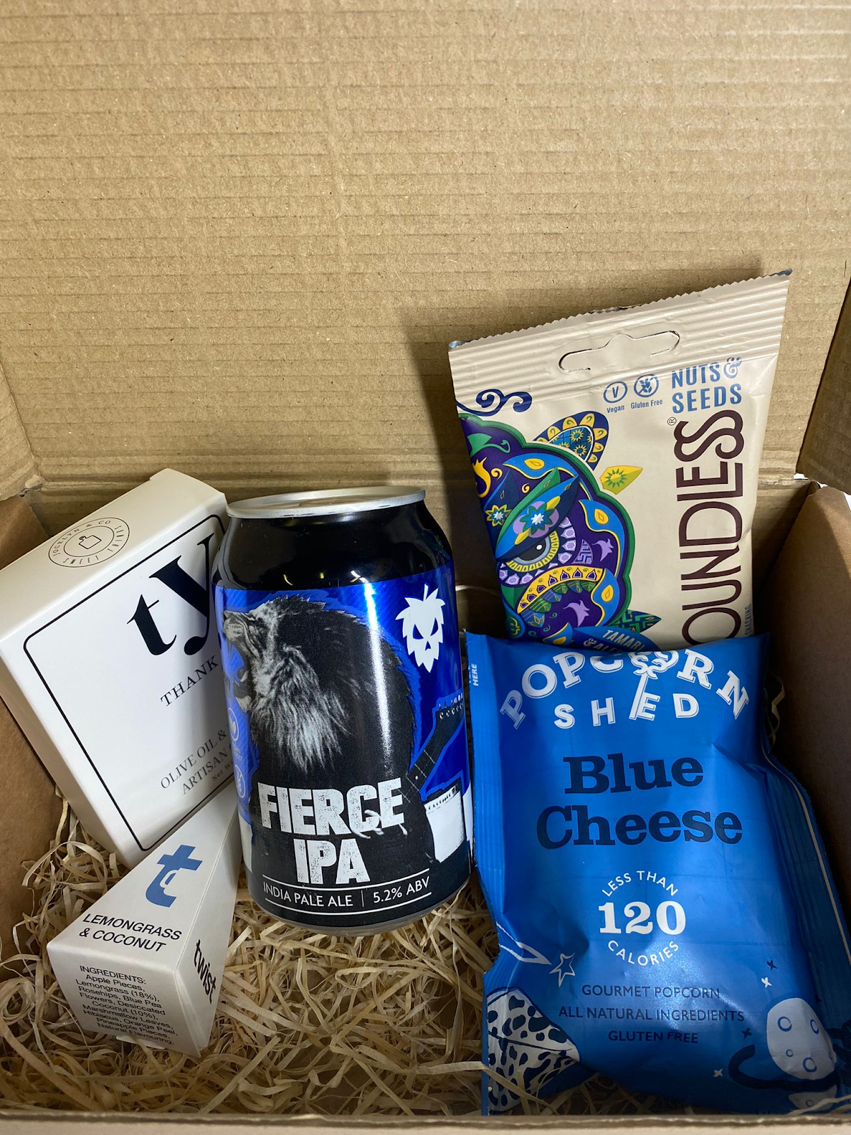 Blue thank you hamper international thank you day