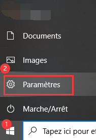 Paramètre Windows