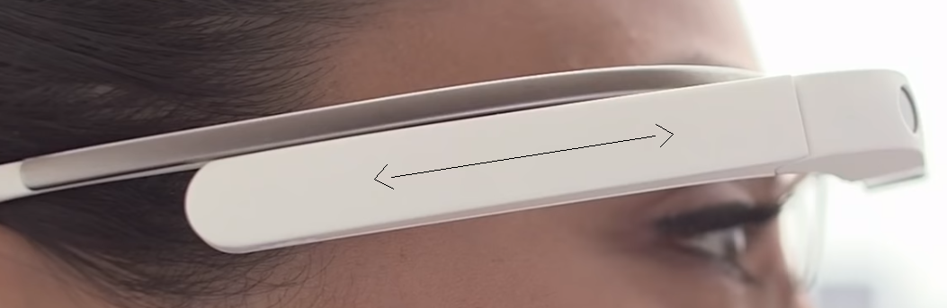 Google Glass Touchpad