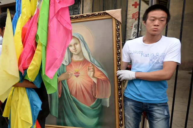 Người Công giáo Trung quốc được cho biết phải mừng đảng cộng sản và từ bỏ cuộc hành hương về Đền Đức Maria