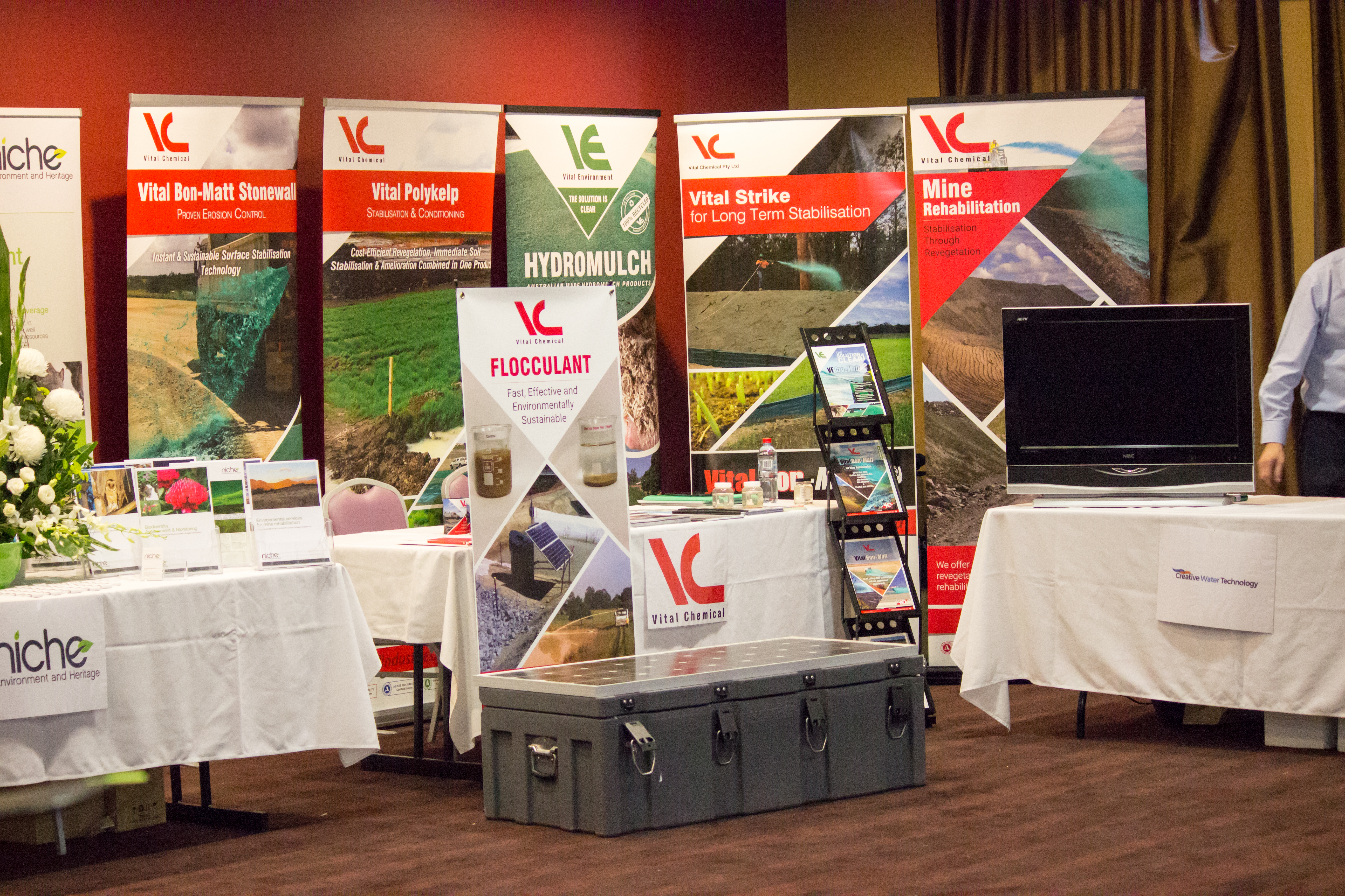 Exhibitor Vital Industries also sponsored the Conference Dinner in 2017