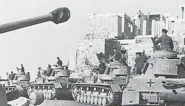 27 Απριλίου 1941: Οι Γερμανοί στην Αθήνα - Η παράδοση της πόλης σε καφενείο  :: left.gr