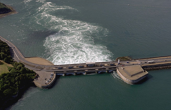 energia maremotriz Baía de Fundy, no Canadá